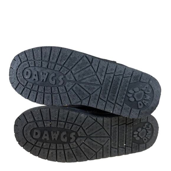 Dawgs black faux micro suede shaft 9” slight heel size 7 - Picture 4 of 6